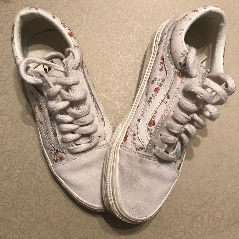 Vans flower sneakers